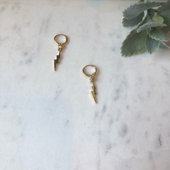 Jewelry - The Lennox - Mini Lightning Bolt Earrings